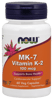 Now Foods MK-7 ビタミン K-2 100 mcg 60 ベジカプセル