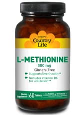 Country Life  L-メチオニン 500 mg 60錠