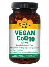 Country Life CoQ10 100 mg 120ベジソフトジェル