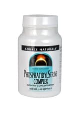 Source Naturals 安定化ホスファチジルセリン コンプレックス 500 mg 60ソフトジェル
