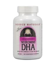 Source Naturals ニューロミンズ DHA 200 mg 120ベジカプセル