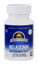 Source Naturals メラトニンペパーミント 1 mg 100 錠