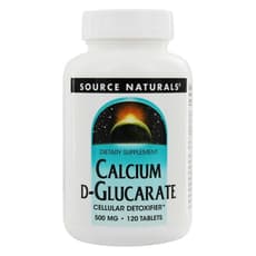 ソースナチュラルズ カルシウム D-グルカル酸 500 mg 120 タブレット