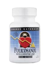 Source Naturals コエンザイムQ10とポリコサノール 10 mg 60錠