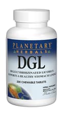 Planetary Herbals DGL 200 Chewable Tablets