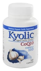 Kyolic CoQ10 Aged Garlic Extract Formula 110 100 Capsules