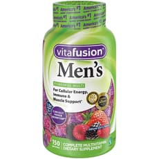 Vitafusion 男性用 コンプリート マルチビタミン ナチュラルベリー味 150 グミ