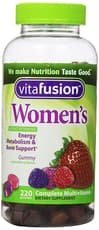 Vitafusion 女性用 コンプリート マルチビタミン ナチュラルベリー味 220 グミ