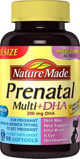 Nature Made Prenatal Multi + DHA 90 Softgels