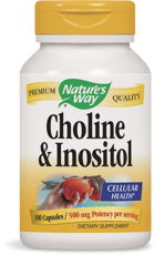 Nature's Way コリン&イノシトール 500 mg 100カプセル