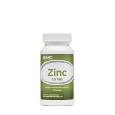 GNC Zinc 30 mg 100 Veg Tablets