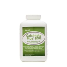 GNC Calcimate Plus 800 with Magnesium & Vitamin D-3 500 Caplets
