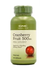 GNC Herbal Plus Cranberry Fruit 500 mg 100 Capsules