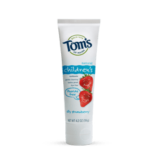 Tom\'s of Maine 子供用歯磨き粉、フッ素無添加、シリーストロベリー 4.2 oz