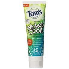 Tom\'s of Maine ウィックドクール! フッ素歯磨き粉、 マイルドミント 4.2 oz
