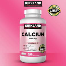 Kirkland Signature カルシウム+ D3 600 mg 500錠