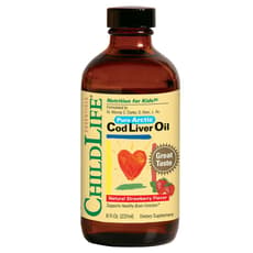 ChildLife チャイルドライフ タラ肝油 天然イチゴ風味 237 ml