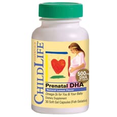 ChildLife 妊婦用DHA 天然レモン風味 30ソフトジェル