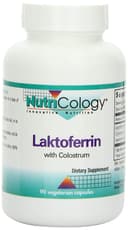 Nutricology Laktoferrin with Colostrum 90 Veg Capsules