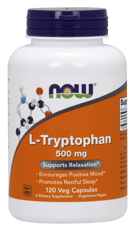 Now Foods L-トリプトファン500 mg 120 ベジカプセル