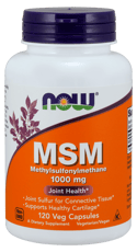 Now Foods MSM 1,000 mg 120 ベジカプセル