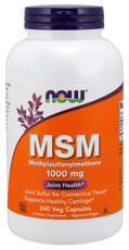 Now Foods MSM 1,000 mg  240ベジカプセル