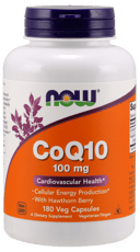 Now Foods コエンザイムQ10 100 mg 180ベジカプセル