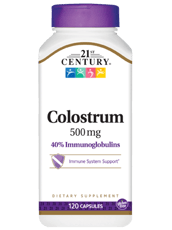 21st Century Colostrum 500 mg 120 Capsules