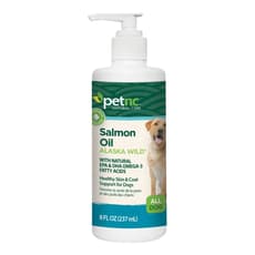 petnc Natural Care アラスカワイルドサーモンオイル、犬用、8液量オンス（237 ml）