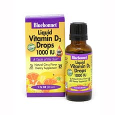 Bluebonnet Nutrition 液体ビタミンD3ドロップ 1000 IU 29.5 ml