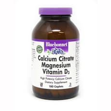 Bluebonnet Nutrition クエン酸カルシウムマグネシウムプラスビタミンD3 180錠