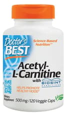 Doctor's BEST アセチル-L-カルニチン 500 mg 120 ベジカプセル