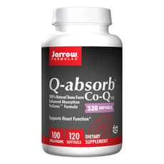 Jarrow Formulas Q-アブソーブ コエンザイムQ10 100 mg 120ソフトジェル