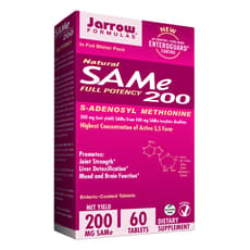Jarrow Formulas S-アデノシルメチオニン 200 mg 60 錠