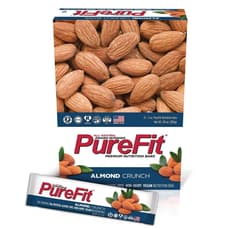 Purefit Nutrition Almond Crunch Bars 15 Bars