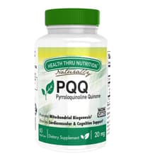 Health Thru Nutrition PQQ 20mg 60ベジカプセル