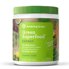 Amazing Grass Green SuperFood Energy Lemon Lime Drink Powder 7.4 oz