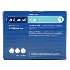 Orthomol 女性用 バイタル F (パウダー/錠剤/カプセル）30日分