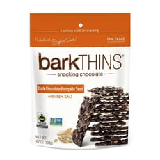 barkTHINS スナックチョコレート 海塩入りのダークチョコレートカボチャ 133 g