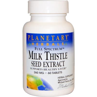 Planetary Herbals オオアザミ種子エキス 260 mg 60 錠