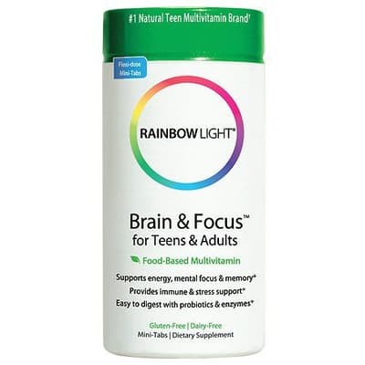 Rainbow Light 脳と集中力のためのマルチビタミン 90錠