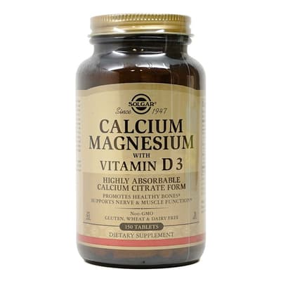 Solgar カルシウム マグネシウム ウィズビタミン D3 150 錠