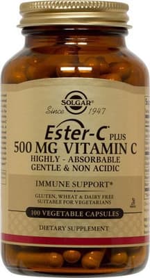 Solgar エステルCプラスビタミンC 500 mg 100 ベジカプセル