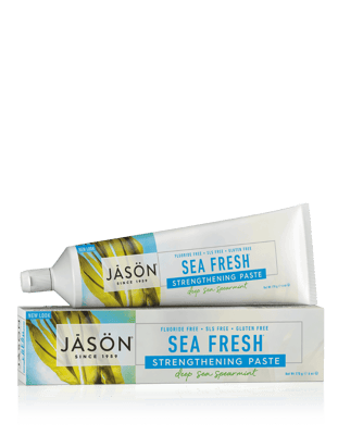 Jason シーフレッシュ 抗歯垢で歯の健康を強化する歯磨き粉　深海スペアミント  170 g