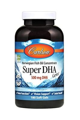 Carlson Labs スーパーDHA 500 mg 180粒 ソフトジェル