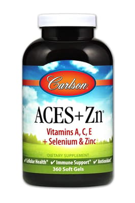 Carlson Labs Aces +Zn 360ソフトジェル