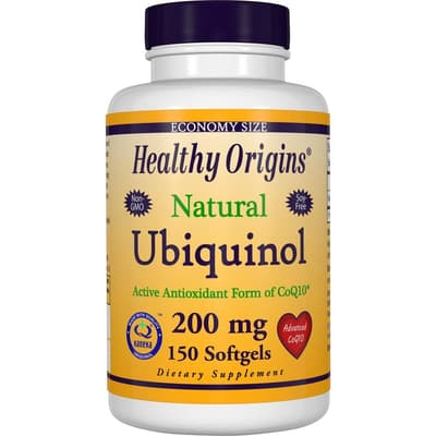 Healthy Origins ユビキノール 200 mg 150 ソフトジェル