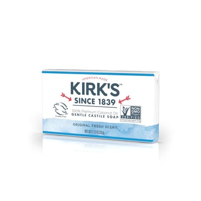 KIRK's ジェントルキャッシュスチールソープ、オリジナルフレッシュの香り 3パック