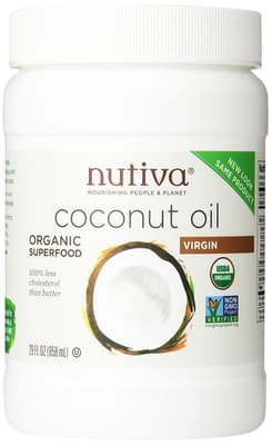 Nutiva オーガニック ココナッツオイル バージン 858 ml