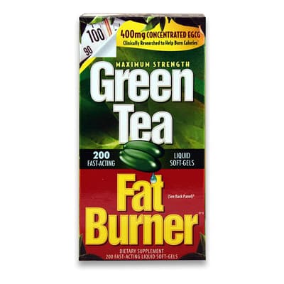 Applied Nutrition 緑茶 ファットバーナー 400mg 200ソフトジェル
